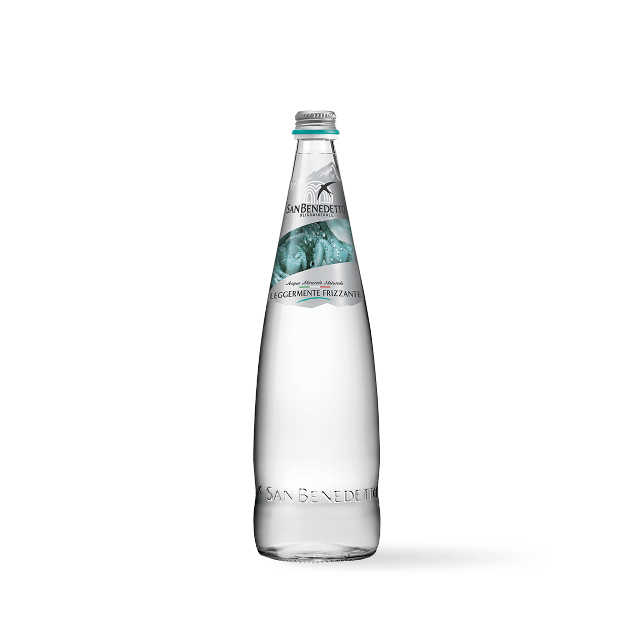 12 bottiglie ACQUA SAN BENEDETTO LEGGERMENTE FRIZZANTE da 1 litro in vetro