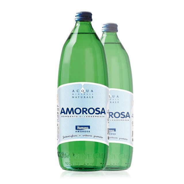12 bottiglie ACQUA AMOROSA NATURALE 1 litro
