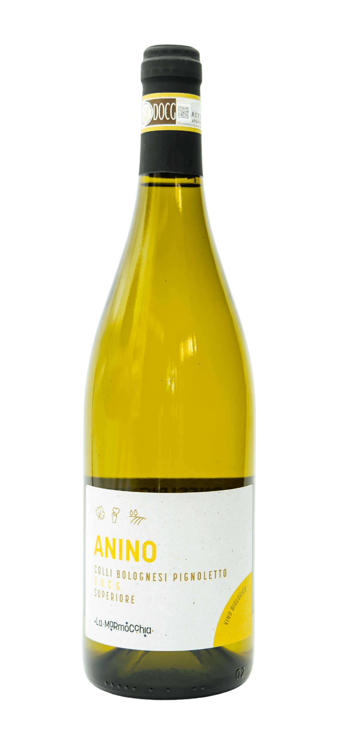  LA MARMOCCHIA  PIGNOLETTO SUPERIORE COLLI BOLOGNESI DOCG  da 0,75 litri