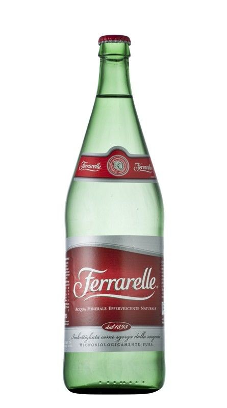 12 bottiglie ACQUA FERRARELLE NATURALMENTE FRIZZANTE 1 litro