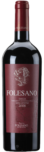 Tenuta Folesano Emilia SANGIOVESE Vino Biologico IGP