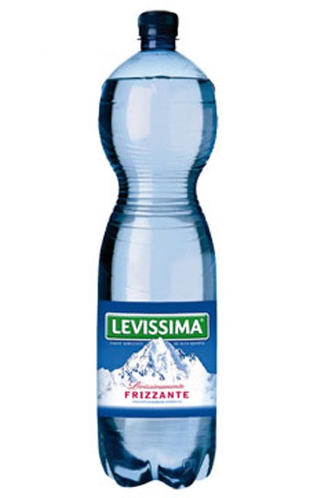 Acqua minerale frizzante Levissima 6 bottiglie RPET 1,5 L su