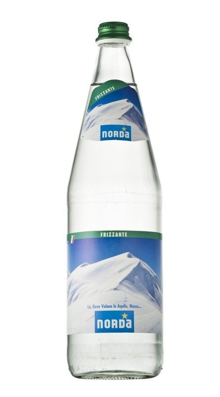 12 bottiglie ACQUA NORDA DAGGIO FRIZZANTE 1 litro