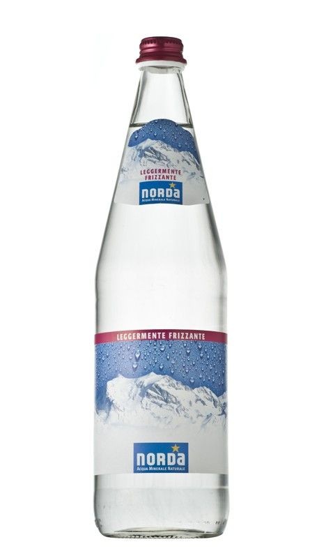 12 bottiglie ACQUA NORDA DAGGIO LEGGERMENTE FRIZZANTE 1 litro