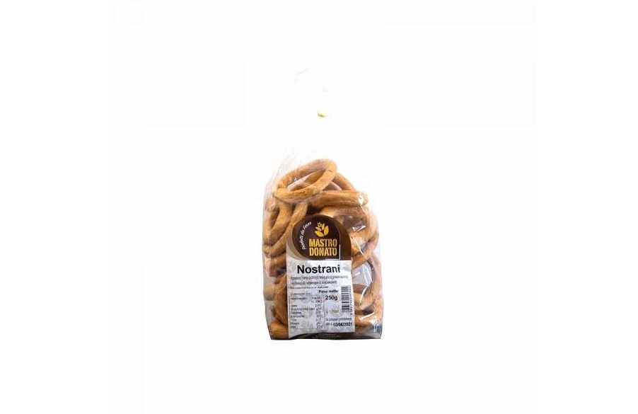 MASTRODONATO TARALLI NOSTRANI SACCO 250 GR 