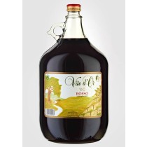 1 damigiana Poletti Vite d'Or vino rosso 5 lt