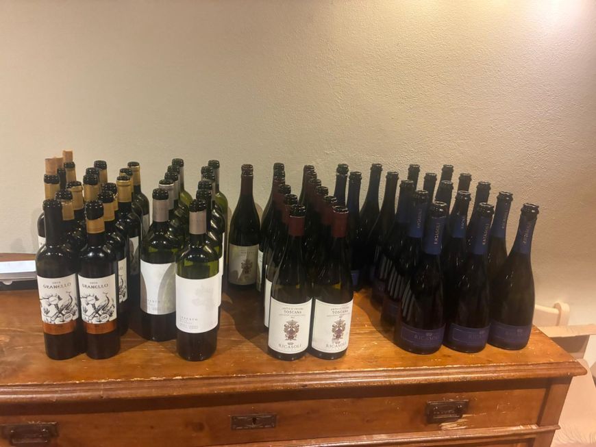 Degustazione cenata vini Barone Ricasoli