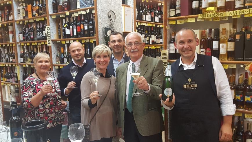 Degustazione Berlucchi 61 Saten e Caccia al piano